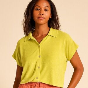 Andie The Cropped Button Up